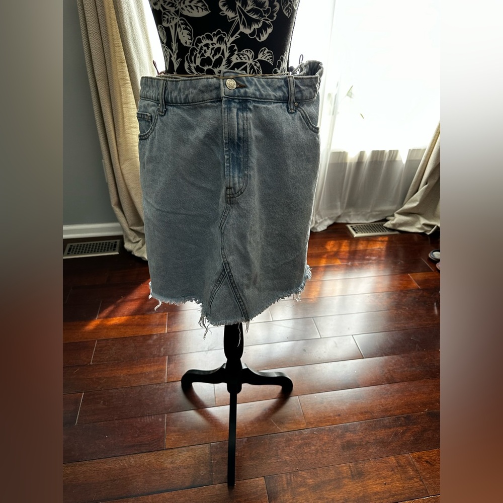 Light Blue Jean Skirt